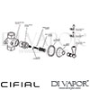 Cifial 32217A2.R 32217A2.L Asbury 3 4 Inch Wall Stop Valve Dimension